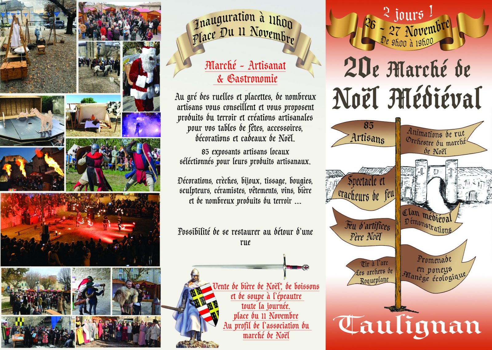 Marche De Noel Saint Symphorien Sur Coise Liste des événements médiévaux présents en Auvergne-Rhône-Alpes