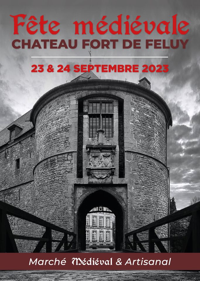 Fête Médiévale de Feluy 2023 sur le portail médiéval